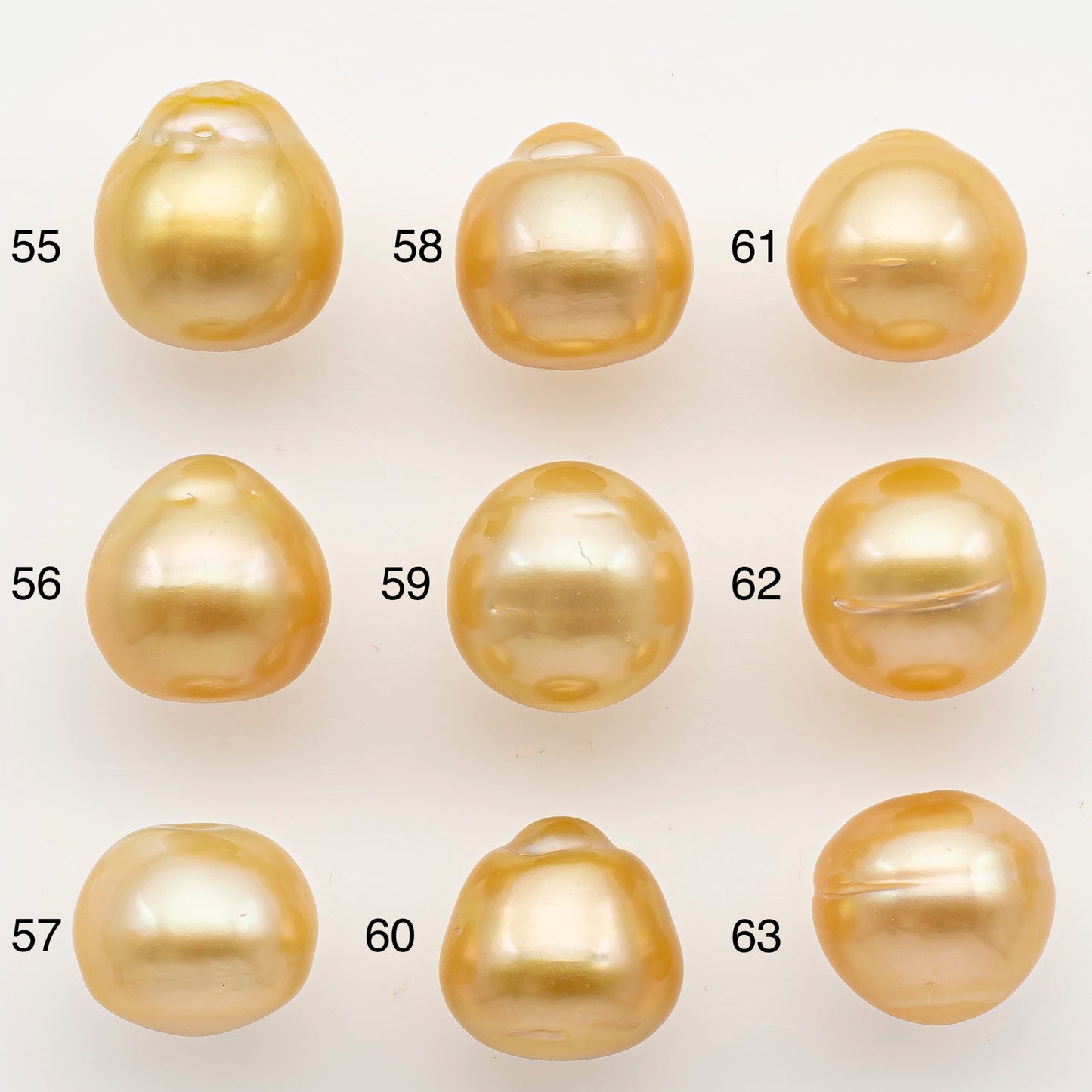 12-13mm South Sea Pearl in Natural Color with High Luster, Button Loose Pearl, Undrilled for Jewelry Making, SKU # 3197GS