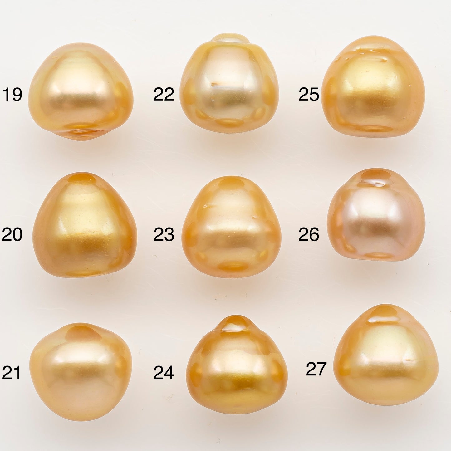 12-13mm South Sea Pearl in Natural Color with High Luster, Button Loose Pearl, Undrilled for Jewelry Making, SKU # 3198GS