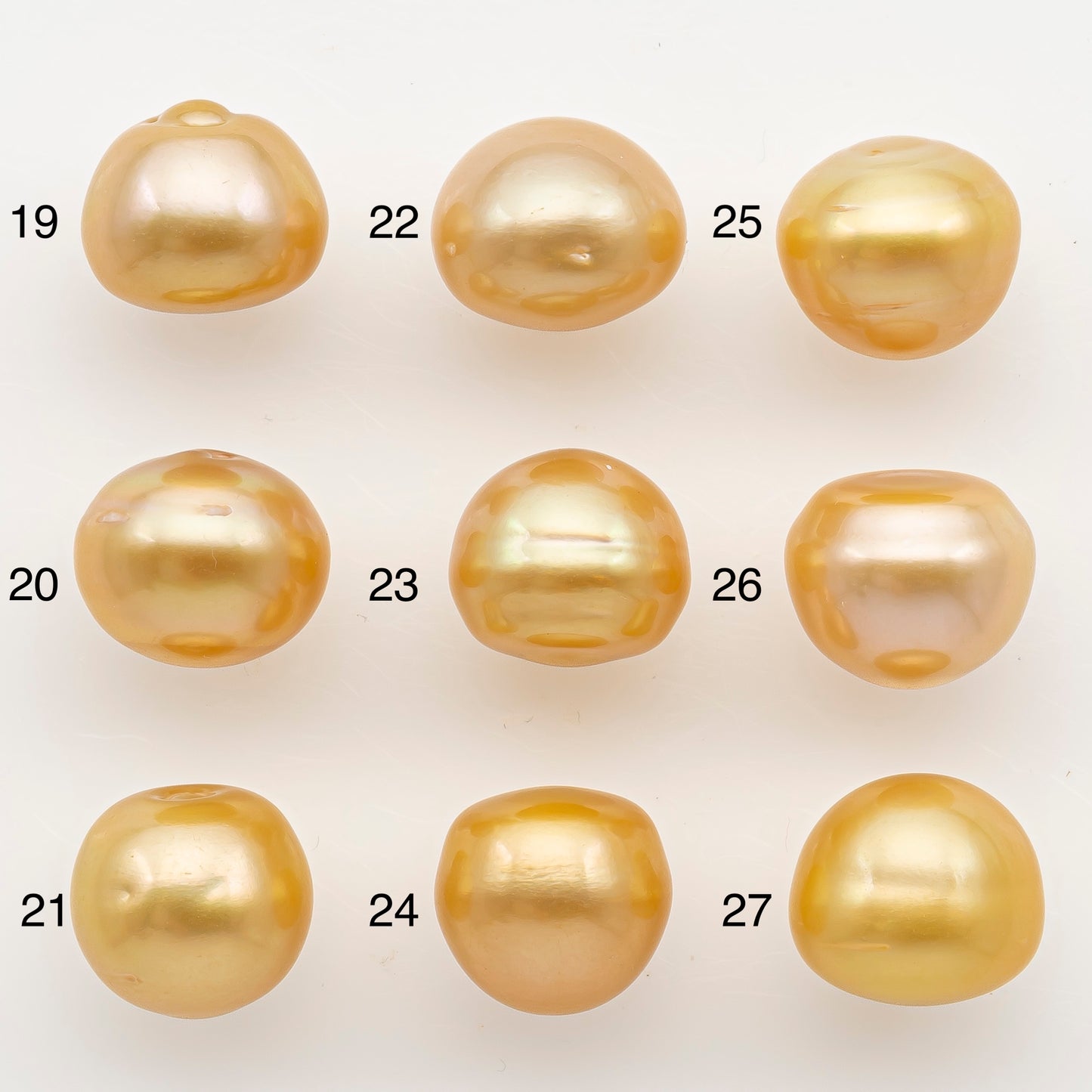 12-13mm South Sea Pearl in Natural Color with High Luster, Button Loose Pearl, Undrilled for Jewelry Making, SKU # 3199GS