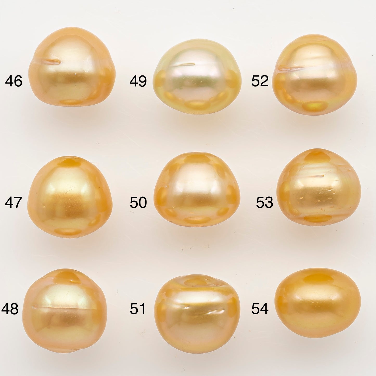 12-13mm South Sea Pearl in Natural Color with High Luster, Button Loose Pearl, Undrilled for Jewelry Making, SKU # 3199GS