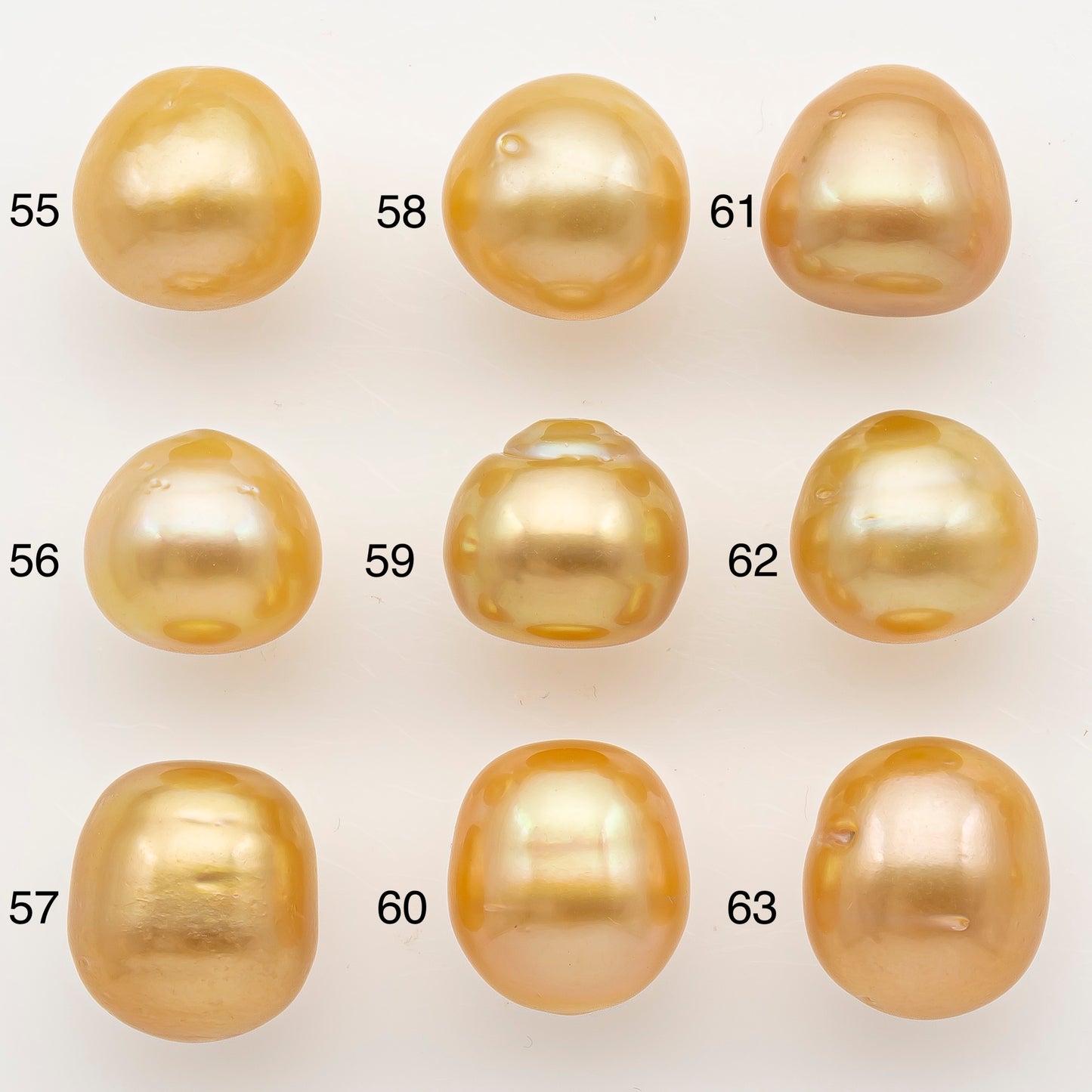 12-13mm South Sea Pearl in Natural Color with High Luster, Button Loose Pearl, Undrilled for Jewelry Making, SKU # 3199GS