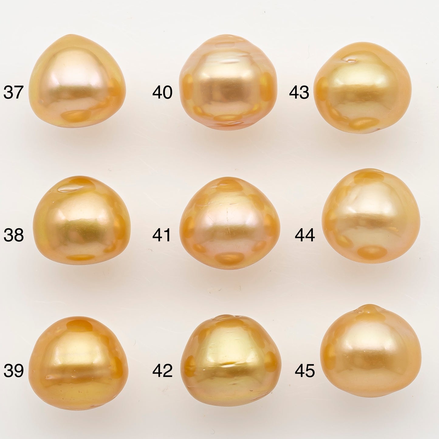 12-13mm South Sea Pearl in Natural Color with High Luster, Loose Pearl, Undrilled for Jewelry Making, SKU # 3200GS