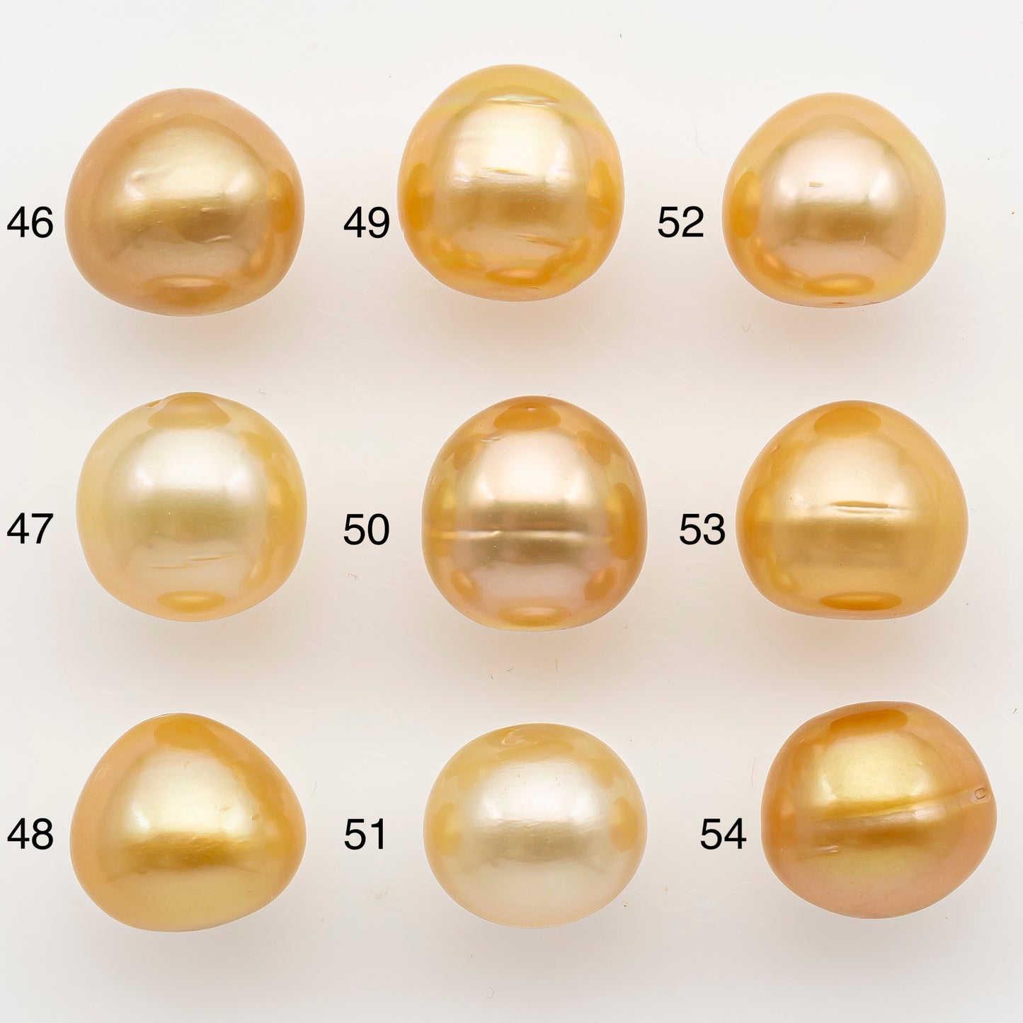 12-13mm South Sea Pearl in Natural Color with High Luster, Loose Pearl, Undrilled for Jewelry Making, SKU # 3200GS