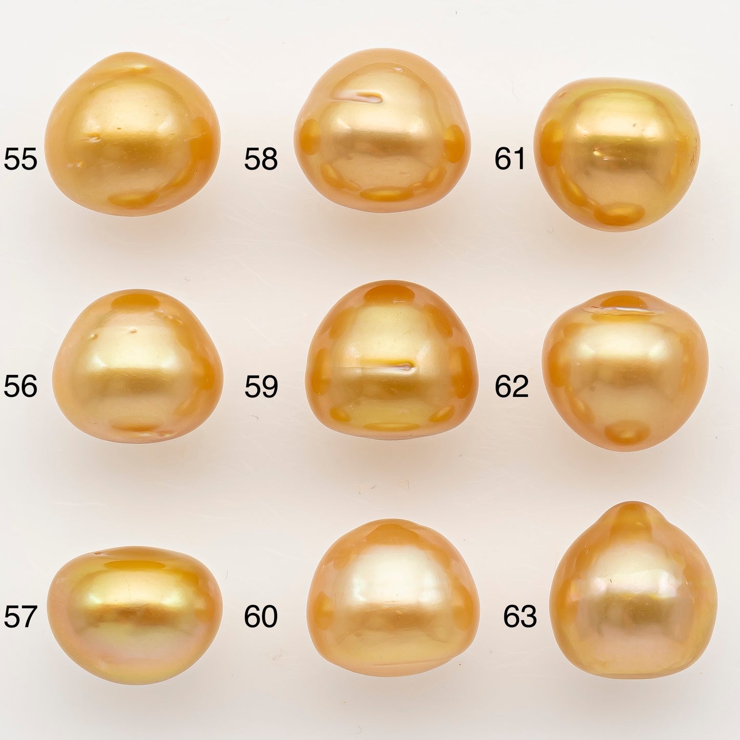 12-13mm South Sea Pearl in Natural Color with High Luster, Loose Pearl, Undrilled for Jewelry Making, SKU # 3200GS