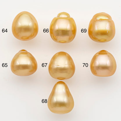 12-13mm South Sea Pearl in Natural Color with High Luster, Loose Pearl, Undrilled for Jewelry Making, SKU # 3200GS