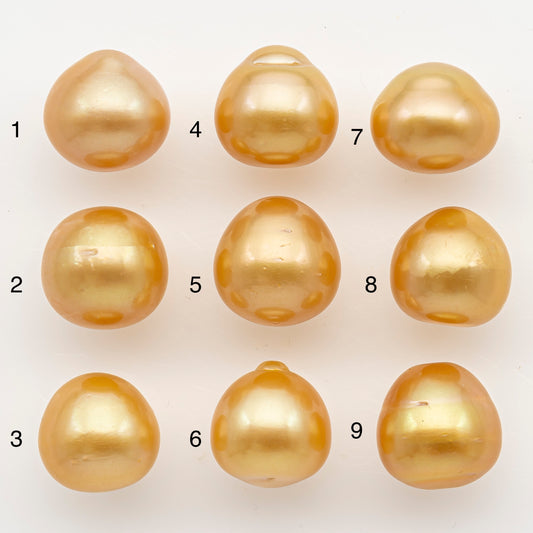 13-14mm South Sea Pearl in Natural Color with High Luster, Loose Pearl, Undrilled for Jewelry Making, SKU # 3202GS