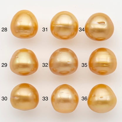 13-14mm South Sea Pearl in Natural Color with High Luster, Loose Pearl, Undrilled for Jewelry Making, SKU # 3202GS