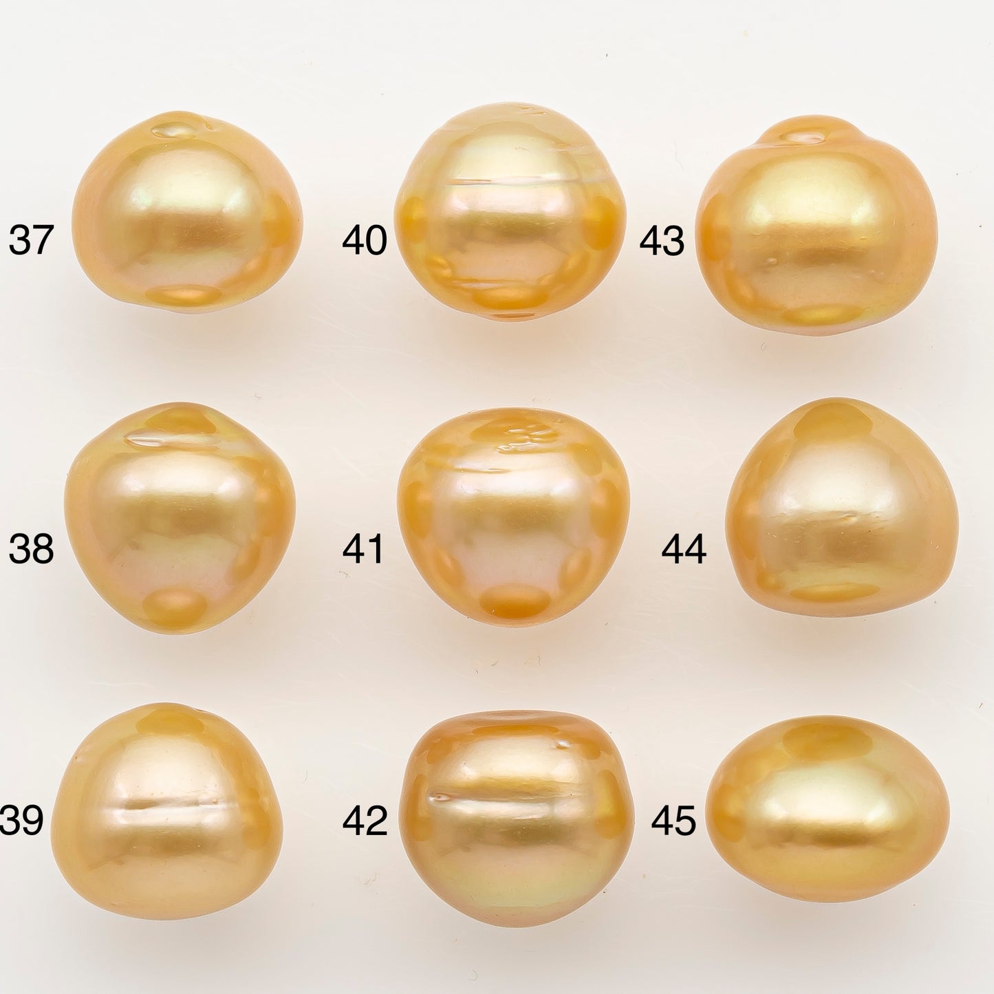 13-14mm South Sea Pearl in Natural Color with High Luster, Loose Pearl, Undrilled for Jewelry Making, SKU # 3202GS