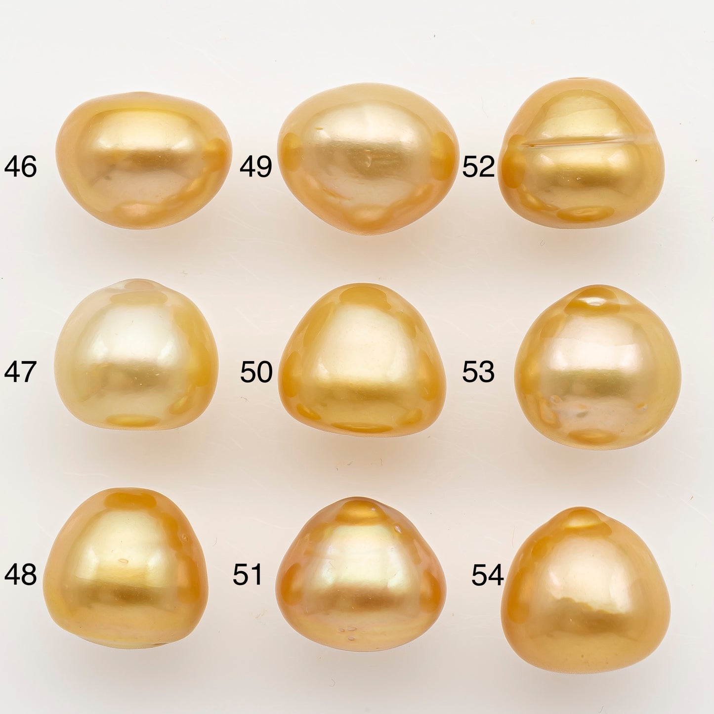 13-14mm South Sea Pearl in Natural Color with High Luster, Loose Pearl, Undrilled for Jewelry Making, SKU # 3202GS