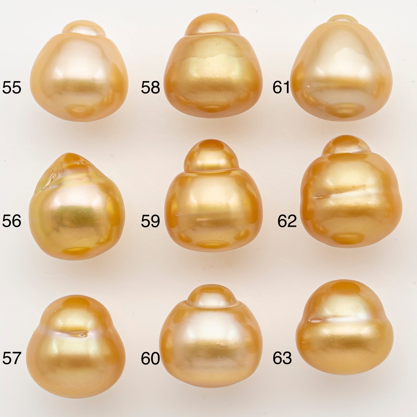 13-14mm South Sea Pearl in Natural Color with High Luster, Loose Pearl, Undrilled for Jewelry Making, SKU # 3202GS