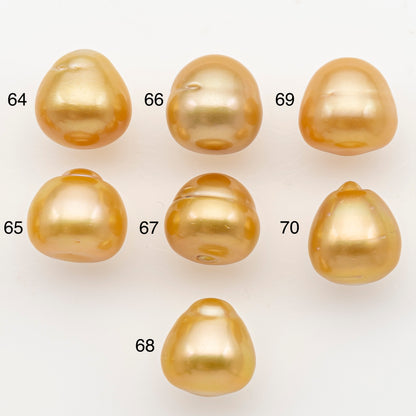 13-14mm South Sea Pearl in Natural Color with High Luster, Loose Pearl, Undrilled for Jewelry Making, SKU # 3202GS