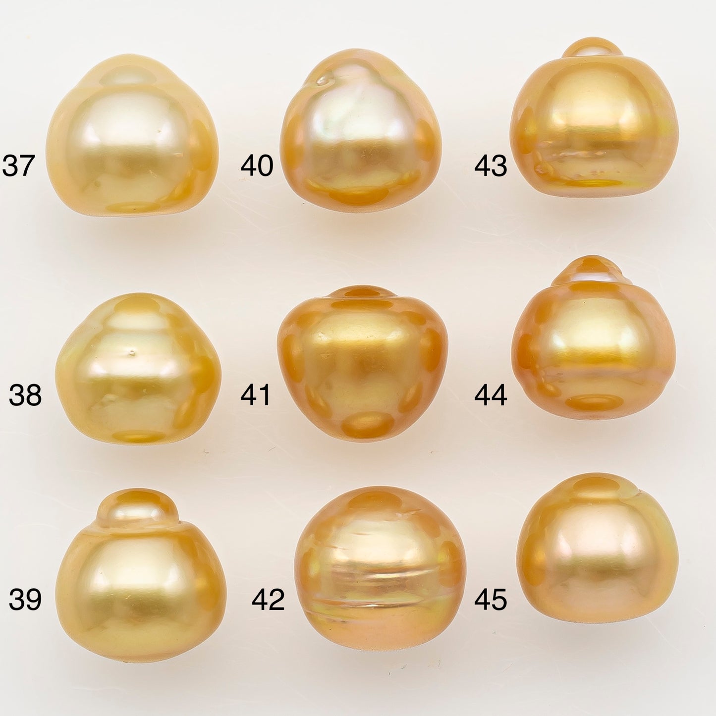 11-12mm South Sea Pearl in Natural Color with High Luster, Button Loose Pearl, Undrilled for Jewelry Making, SKU # 3203GS