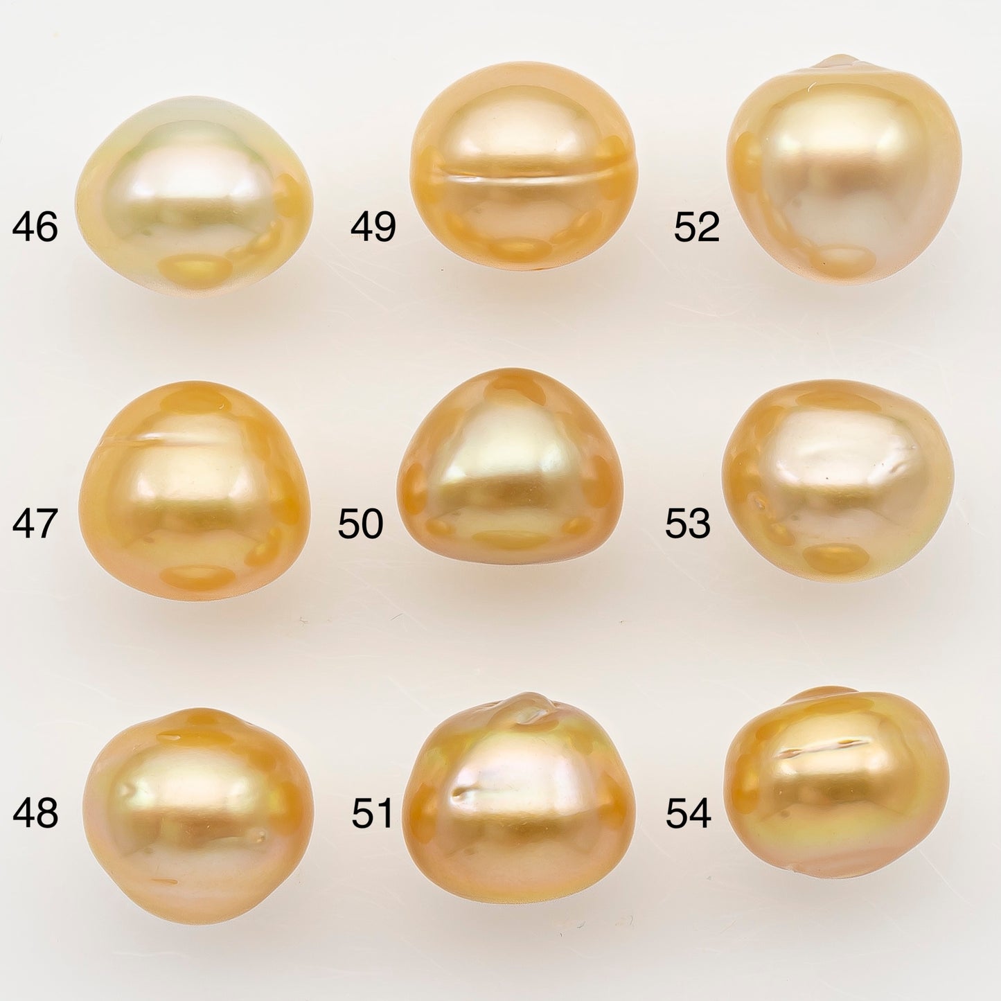 11-12mm South Sea Pearl in Natural Color with High Luster, Button Loose Pearl, Undrilled for Jewelry Making, SKU # 3203GS