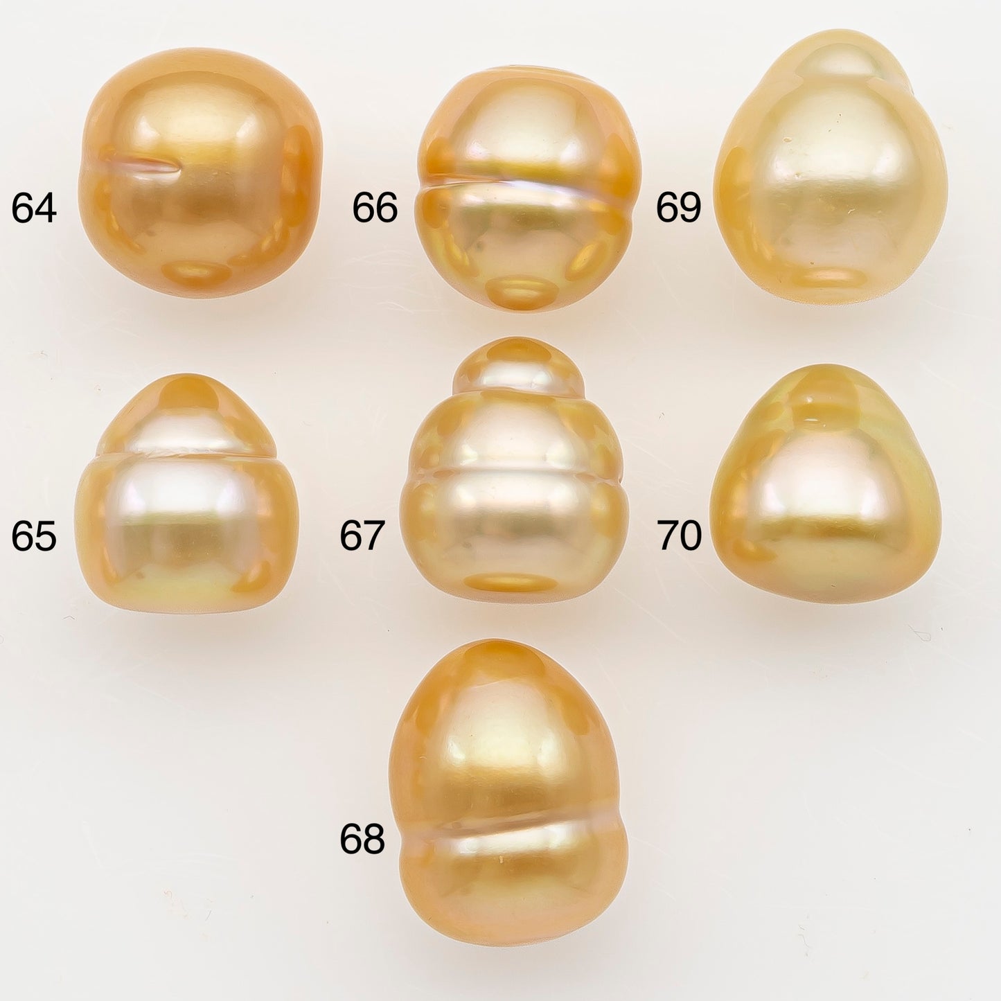 11-12mm South Sea Pearl in Natural Color with High Luster, Button Loose Pearl, Undrilled for Jewelry Making, SKU # 3203GS