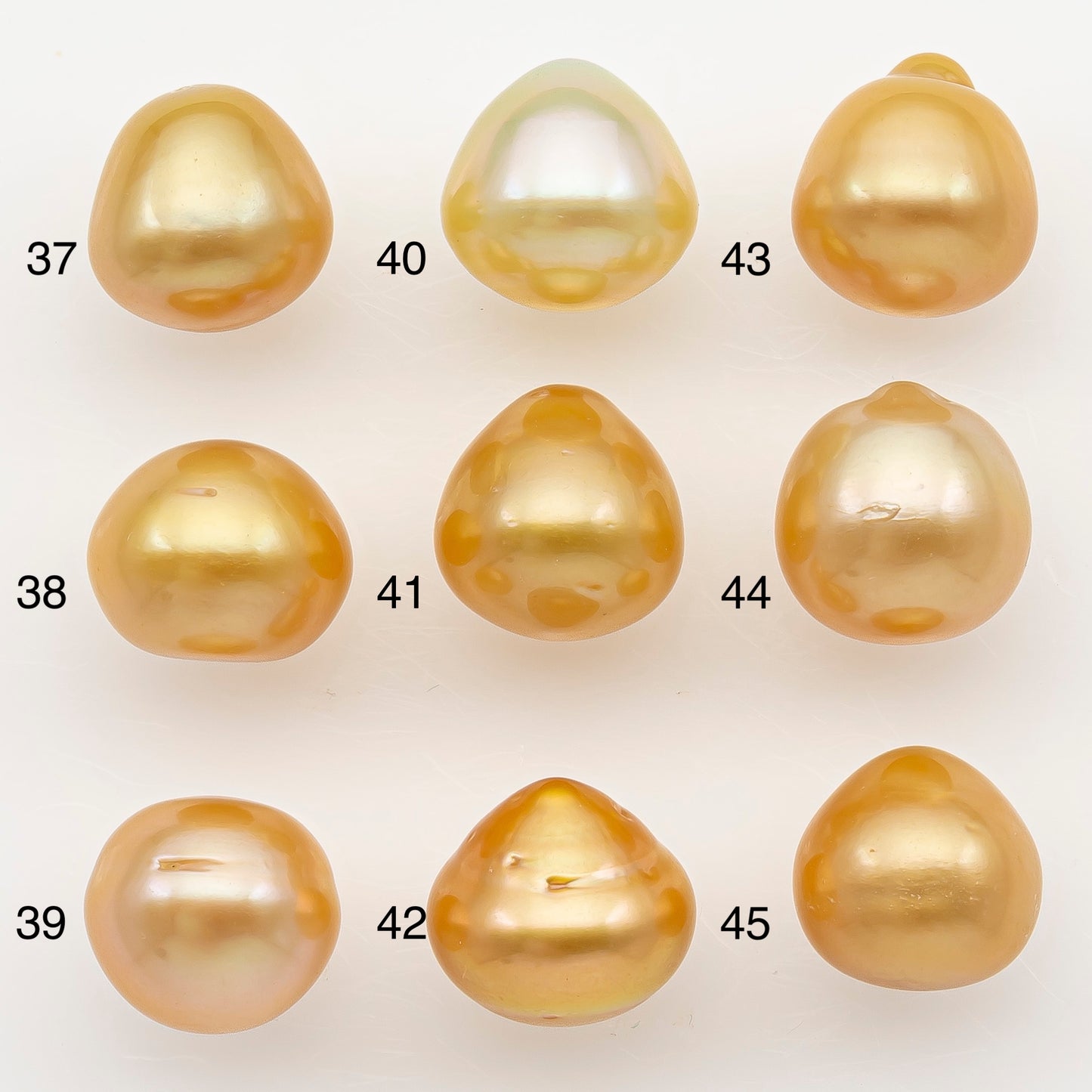 11-12mm South Sea Pearl in Natural Color with High Luster, Button Loose Pearl, Undrilled for Jewelry Making, SKU # 3204GS