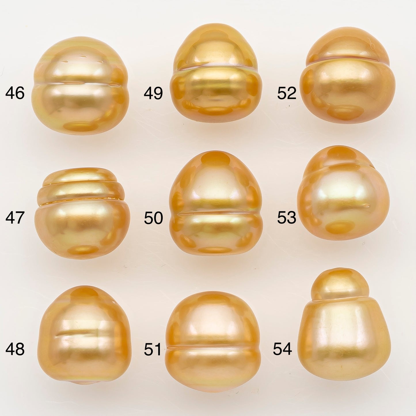 11-12mm South Sea Pearl in Natural Color with High Luster, Button Loose Pearl, Undrilled for Jewelry Making, SKU # 3204GS