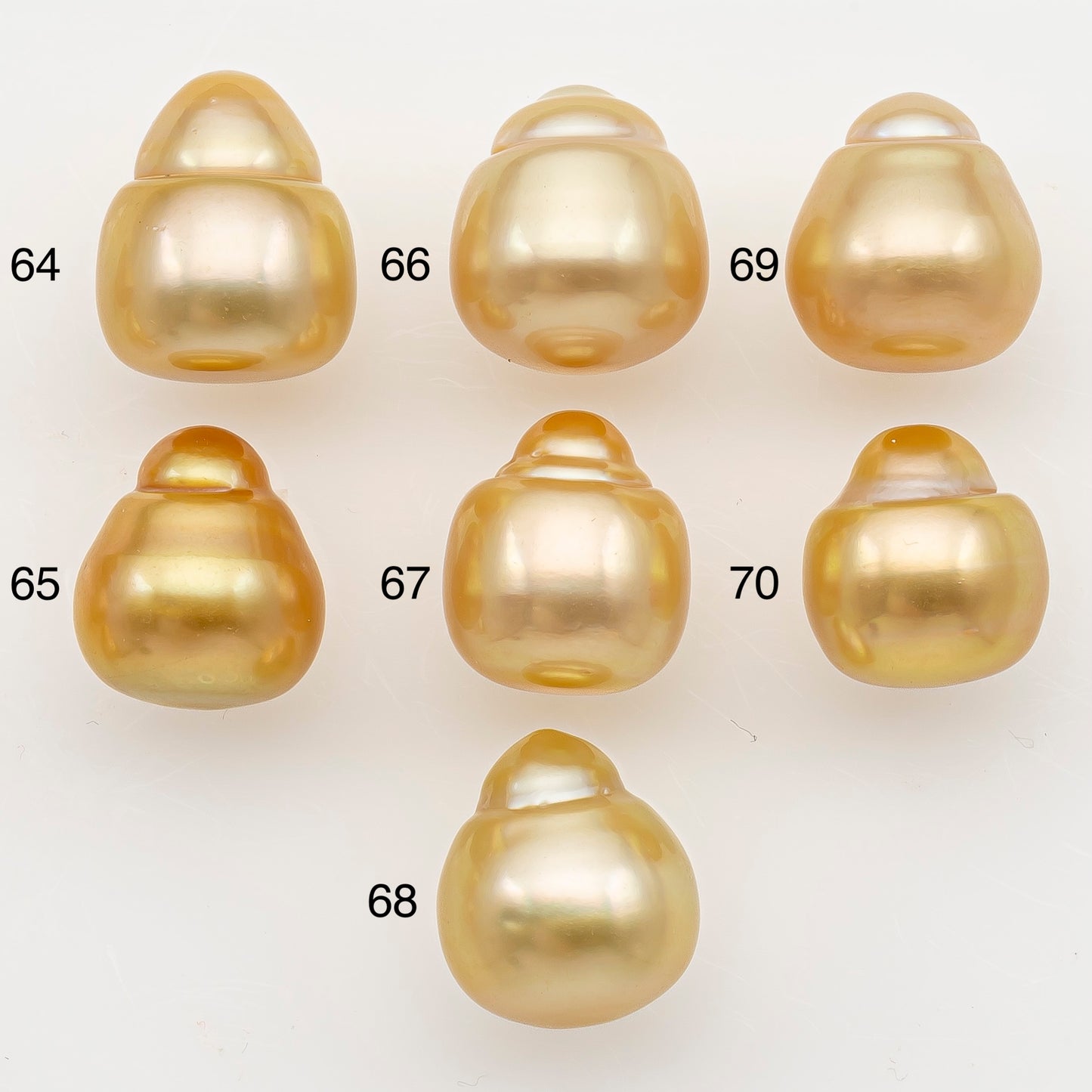 11-12mm South Sea Pearl in Natural Color with High Luster, Button Loose Pearl, Undrilled for Jewelry Making, SKU # 3204GS