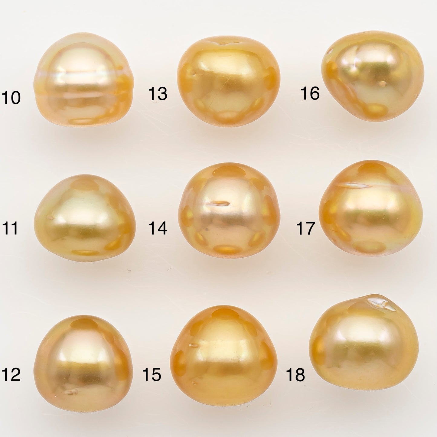 11-12mm South Sea Pearl in Natural Color with High Luster, Button Loose Pearl, Undrilled for Jewelry Making, SKU # 3205GS