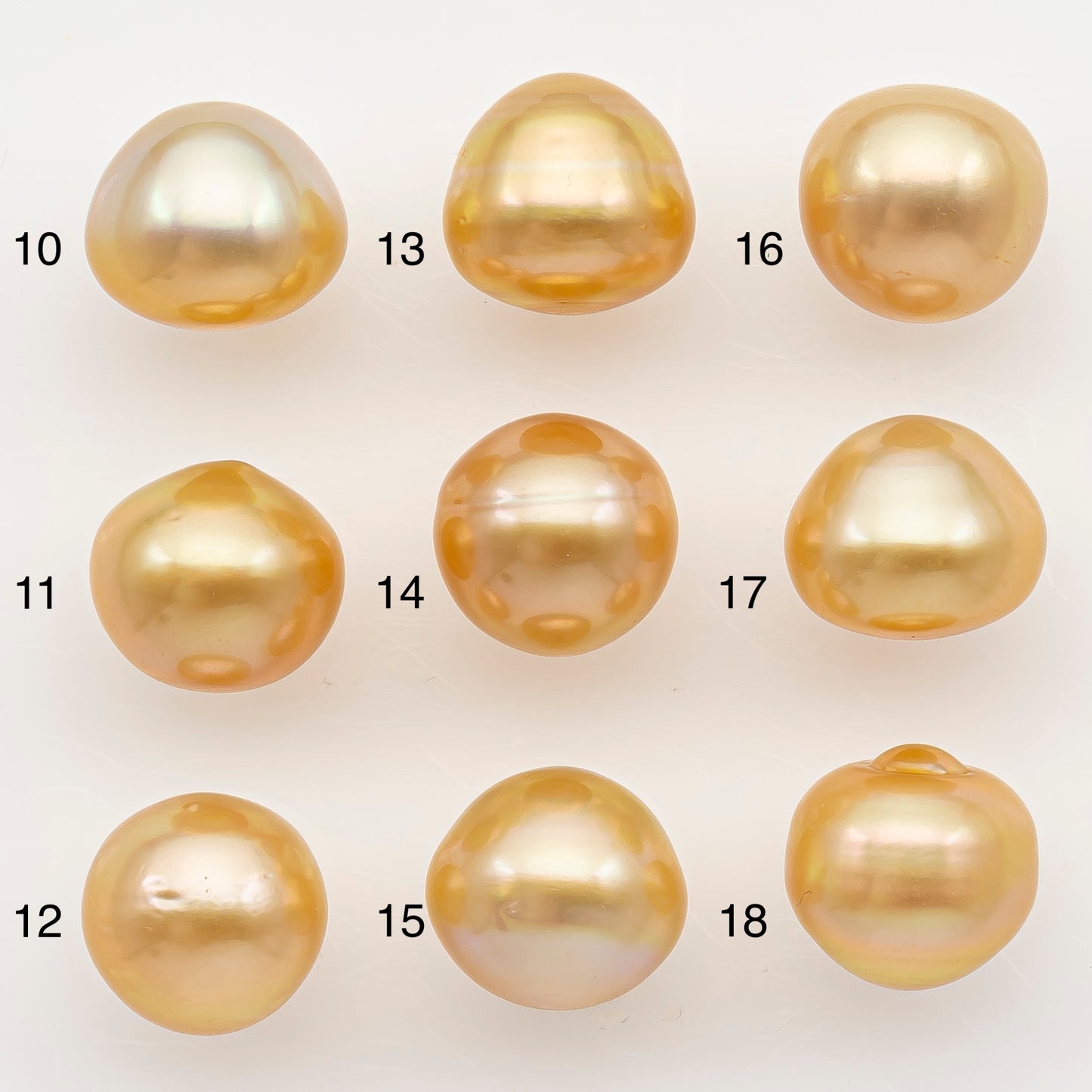 11-12mm South Sea Pearl in Natural Color with High Luster, Loose Pearl, Undrilled for Jewelry Making, SKU # 3206GS