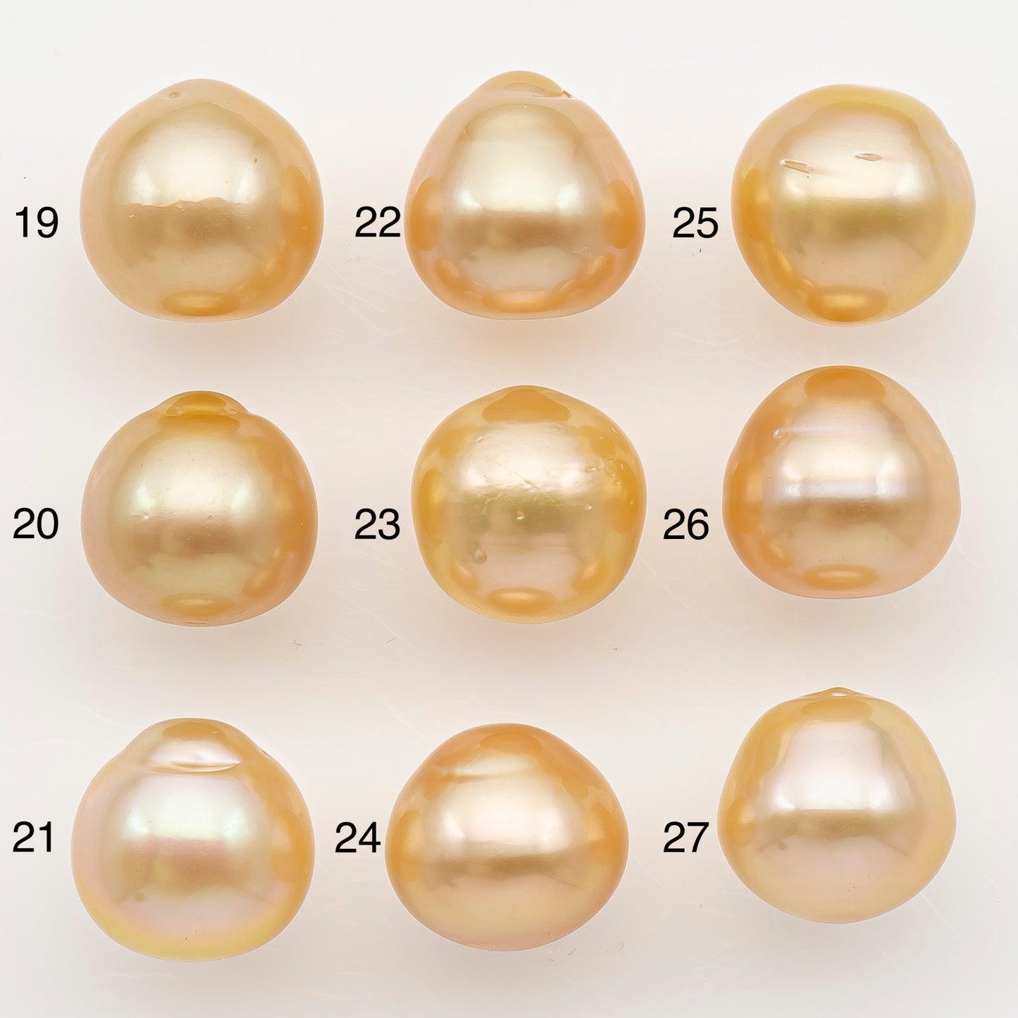 11-12mm South Sea Pearl in Natural Color with High Luster, Loose Pearl, Undrilled for Jewelry Making, SKU # 3206GS