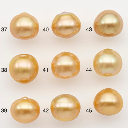 11-12mm South Sea Pearl in Natural Color with High Luster, Loose Pearl, Undrilled for Jewelry Making, SKU # 3206GS