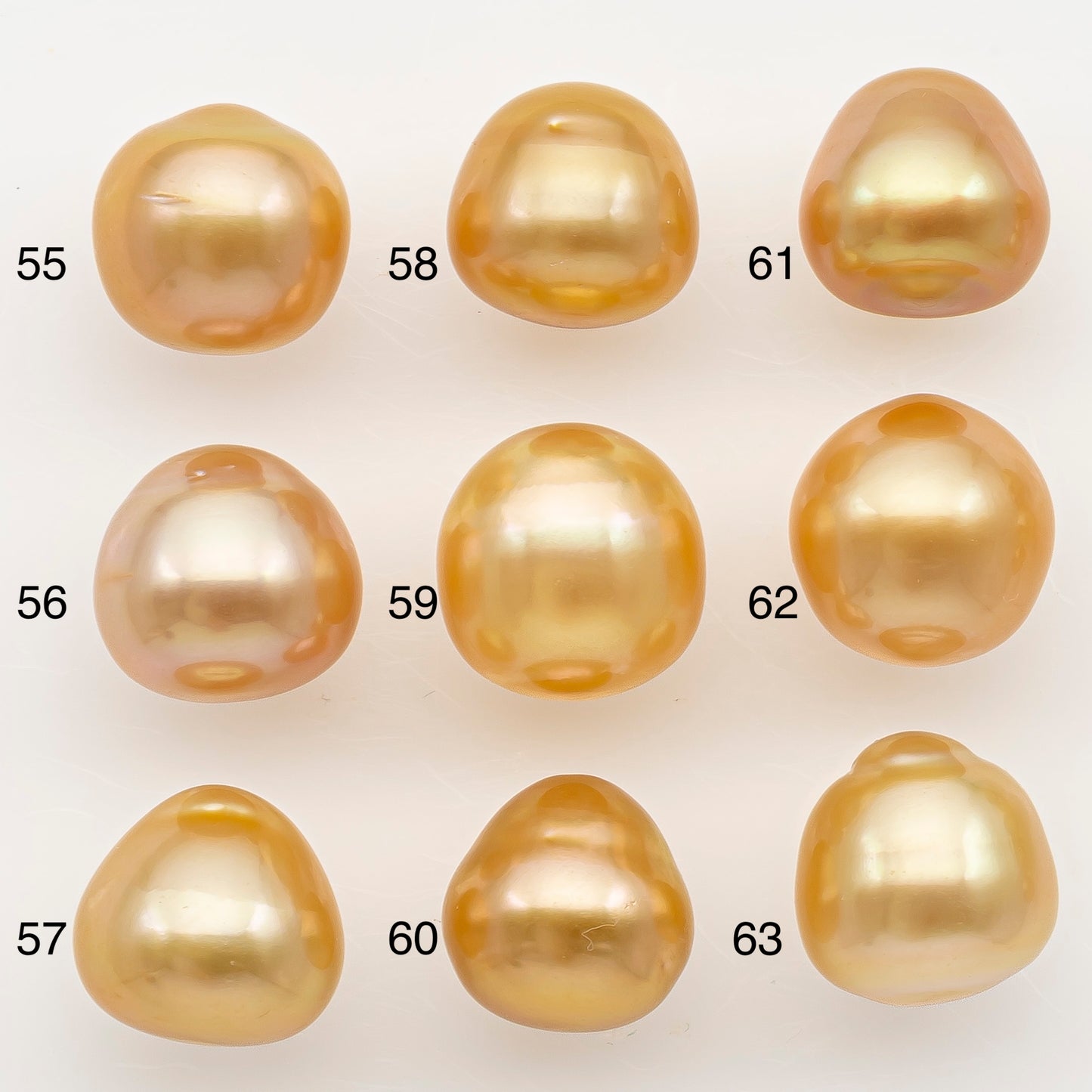 11-12mm South Sea Pearl in Natural Color with High Luster, Loose Pearl, Undrilled for Jewelry Making, SKU # 3206GS