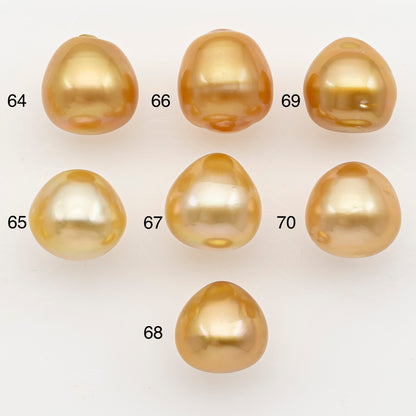 11-12mm South Sea Pearl in Natural Color with High Luster, Loose Pearl, Undrilled for Jewelry Making, SKU # 3206GS