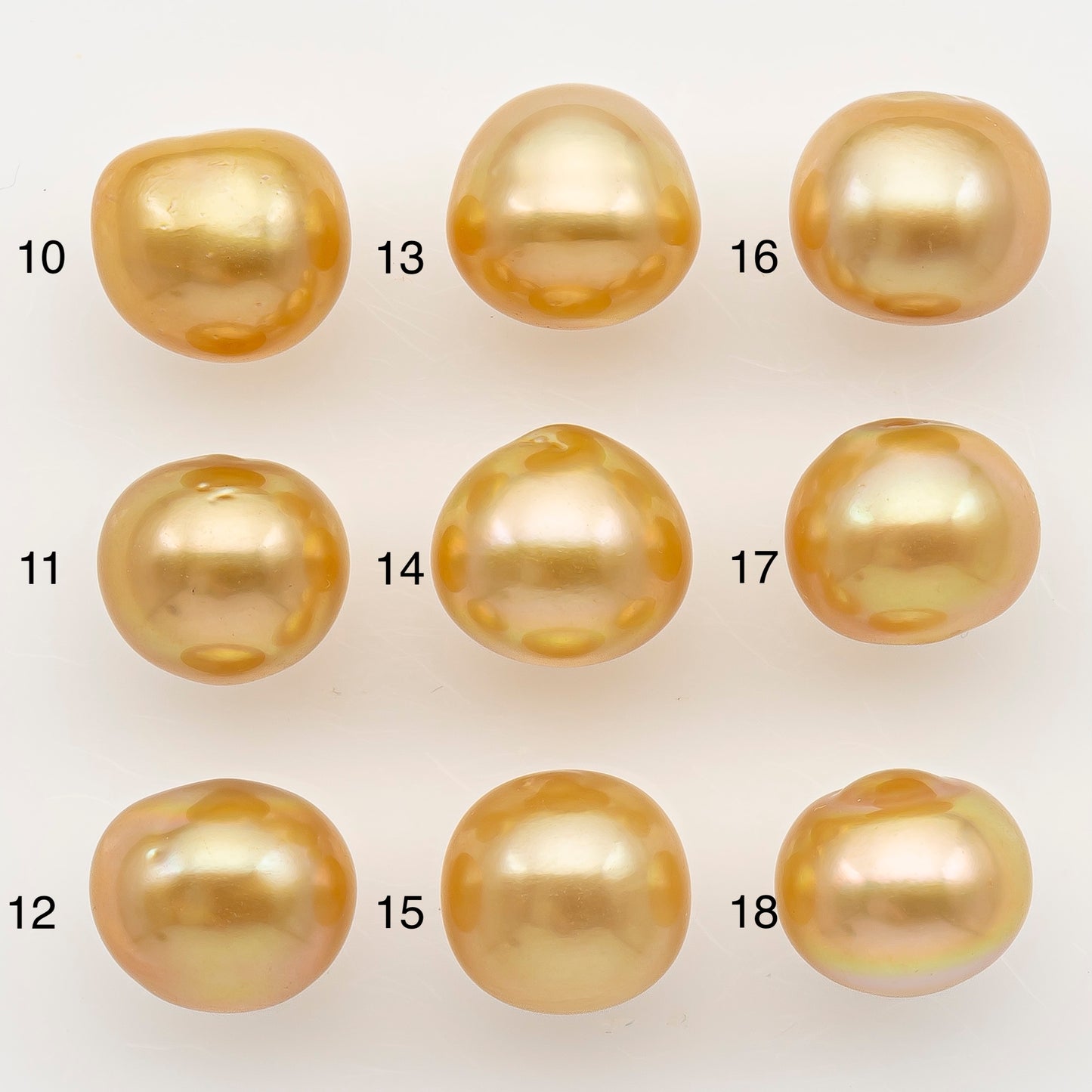 11-12mm South Sea Pearl in Natural Color with High Luster, Loose Pearl, Undrilled for Jewelry Making, SKU # 3207GS