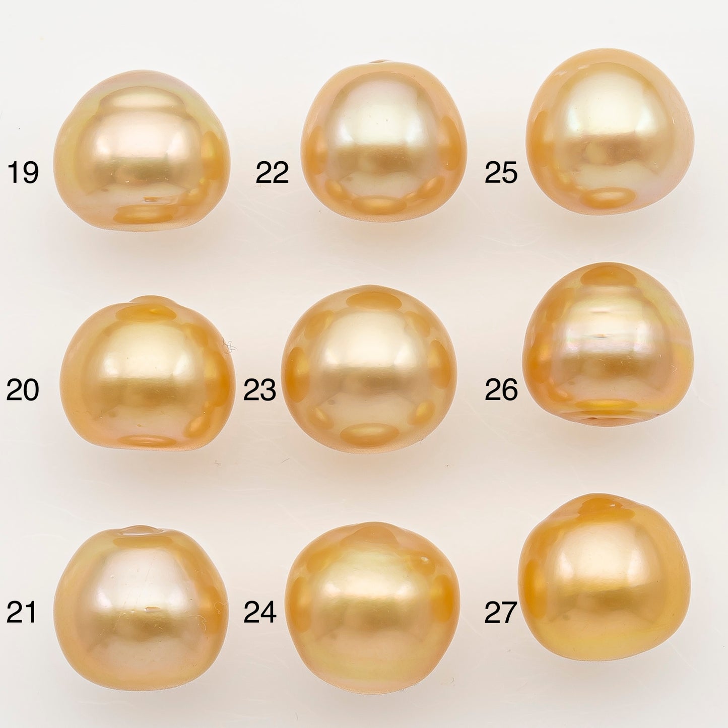 11-12mm South Sea Pearl in Natural Color with High Luster, Loose Pearl, Undrilled for Jewelry Making, SKU # 3207GS