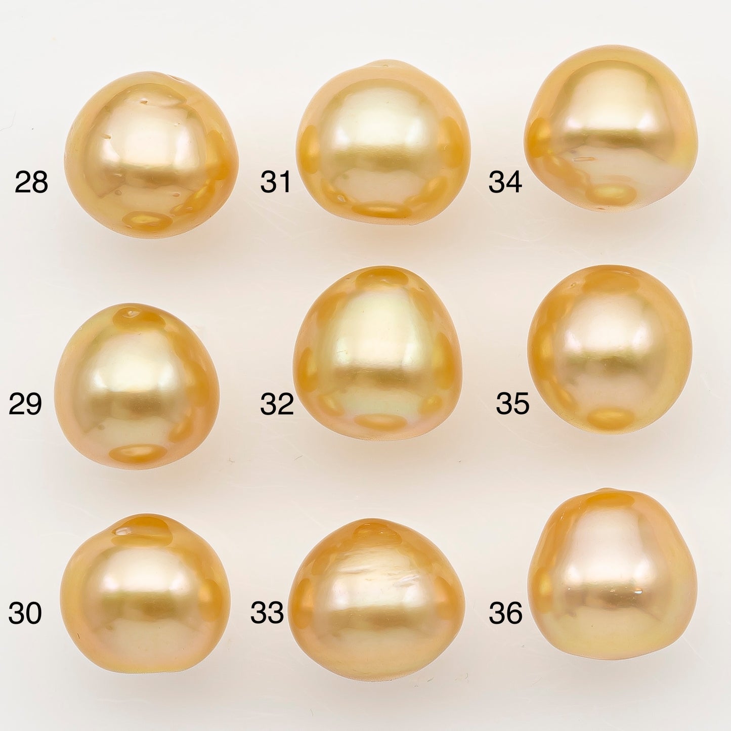 11-12mm South Sea Pearl in Natural Color with High Luster, Loose Pearl, Undrilled for Jewelry Making, SKU # 3207GS