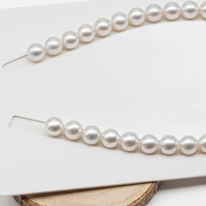 12-13mm White South Sea Pearl Round with Minor Blemishes, Natural Color Pearls for Jewelry Making, Full Strand (No Hole), SKU # 3219WS