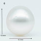 10-11mm  Near Round South Sea Pearl with Amazing Luster and Natural White Color, Loose Single Pice Undrilled, SKU # 1959SS