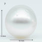 10-11mm  Near Round South Sea Pearl with Amazing Luster and Natural White Color, Loose Single Pice Undrilled, SKU # 1959SS