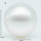 11-12mm Near Round South Sea Pearl with Amazing Luster and Natural White Color No Blemish, Loose Single Pice Undrilled, SKU # 1960SS