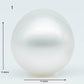 11-12mm  Near Round South Sea Pearl with Amazing Luster and Natural White Color No Blemish, Loose Single Pice Undrilled, SKU # 1965SS