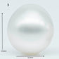 12-13mm  Near Round South Sea Pearl with Amazing Luster and Natural White Color No Blemish, Loose Single Pice Undrilled, SKU # 1961SS