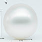 12-13mm  Near Round South Sea Pearl with Amazing Luster and Natural White Color No Blemish, Loose Single Pice Undrilled, SKU # 1961SS