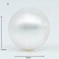 13-14mm  Near Round South Sea Pearl with Amazing Luster and Natural White Color No Blemish, Loose Single Pice Undrilled, SKU # 1962SS