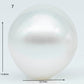 13-14mm  Near Round South Sea Pearl with Amazing Luster and Natural White Color No Blemish, Loose Single Pice Undrilled, SKU # 1962SS