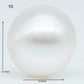 13-14mm  Near Round South Sea Pearl with Amazing Luster and Natural White Color No Blemish, Loose Single Pice Undrilled, SKU # 1962SS