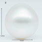 15-16mm Huge Size of South Sea Pearl Near Round in Natural White Colors and Beautiful Luster, Undrilled Single Piece, SKU # 1956SS