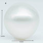 15-16mm Huge Size of South Sea Pearl Near Round in Natural White Colors and Beautiful Luster, Undrilled Single Piece, SKU # 1956SS