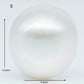 15-16mm Huge Size of South Sea Pearl Near Round in Natural White Colors and Beautiful Luster, Undrilled Single Piece, SKU # 1956SS