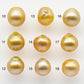 9-10mm South Sea Pearl, Gold Drop Single Piece Nondrilled with High Luster and Minor Blemishes for Jewelry Making, SKU # 1984GS