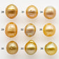 9-10mm South Sea Pearl, Gold Drop Single Piece Nondrilled with High Luster and Blemishes for Jewelry Making, SKU # 1985GS