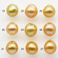 11-12mm Gold South Sea Pearl Drops Undrilled for Jewelry Making, Natural Gold Color Saltwater Pearl, SKU#1994GS