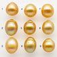 11-12mm Gold South Sea Pearl Drops Undrilled for Jewelry Making, Natural Gold Color Saltwater Pearl, SKU#1995GS