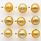 11-12mm South Sea Pearl, Gold Drop Single Piece Nondrilled with High Luster and Blemishes for Jewelry Making, SKU # 1997GS