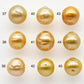 11-12mm South Sea Pearl, Gold Drop Single Piece Nondrilled with High Luster and Blemishes for Jewelry Making, SKU # 1997GS