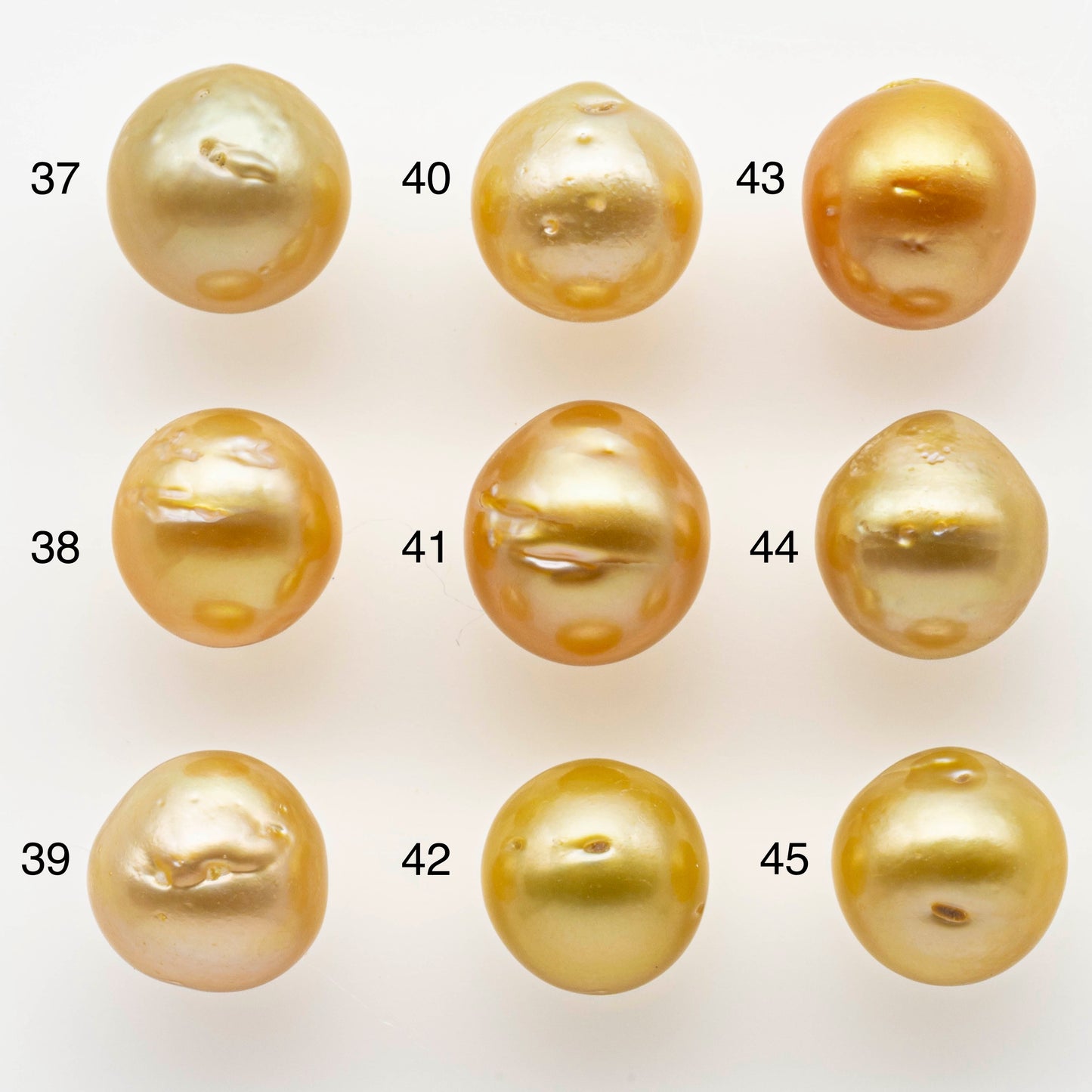 11-12mm South Sea Pearl, Gold Drop Single Piece Nondrilled with High Luster and Blemishes for Jewelry Making, SKU # 1997GS